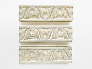2x6" Ceramic Border Tile in Victorian Style for Kitchen Backsplash and Fireplace Surround