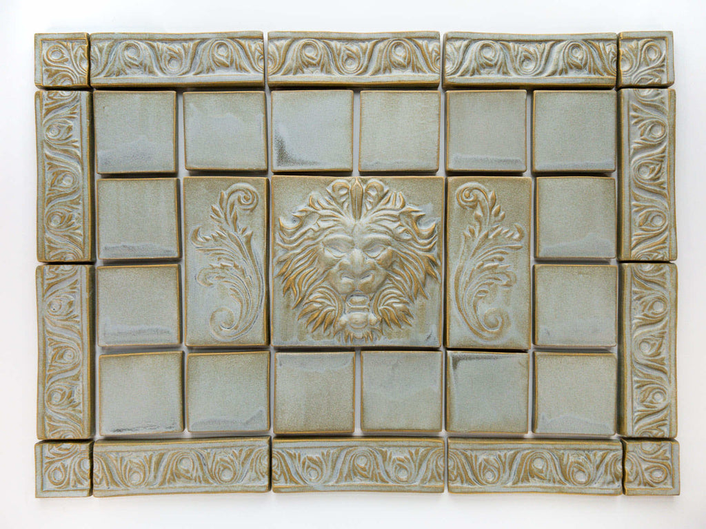 Set of 12 Glossy White Ceramic Tiles For Arts & Crafts 4x4 Backsplash