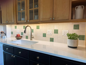4" Lavender Herb Plant Accent Tile