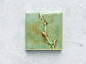 3" Beech Tree Leaves Accent Tile