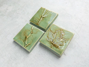 3" Maple Leaf Accent Tile