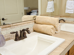 French Victorian Decorative Border Tile Installation