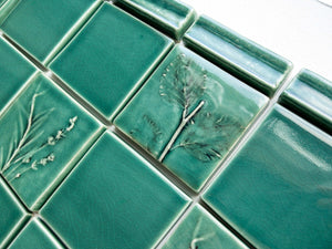 19x15" Botanical Mural for Kitchen Backsplash Focal Point