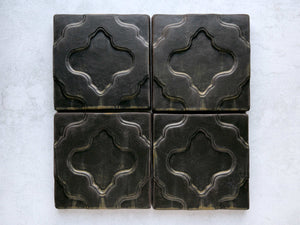 6" Victorian Clover - Decorative Tile