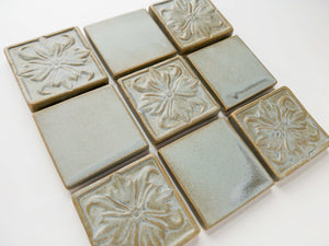 3" Victorian Rosette Tile