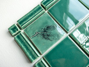 1.25" Antique Ceramic Border Tile Set